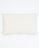 solid back of spruce green interlock lumbar pillow with removable ethical down feather insert