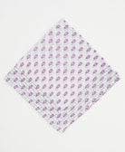 cotton bandana scarf made from upcycled cotton saris in India by women artisans