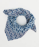 sustainable cotton bandana with hand-stitched embroidery around the edges
