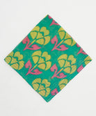 cotton bandana scarf handmade in India from upcycled cotton one-of-a-kind saris