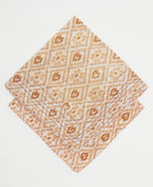 bandana scarf in a one-of-a-kind print with bold kantha stitching