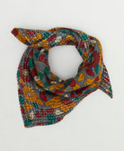 cotton bandana scarf handmade in India from upcycled vintage cotton saris