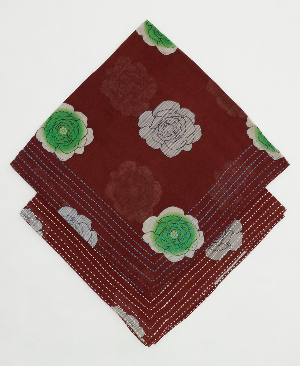 sustainable bandana scarf handmade by women artisans in India