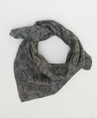 cotton bandana scarf handmade in India from upcycled vintage cotton saris