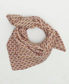cotton bandana scarf handmade in India from upcycled vintage cotton saris