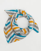 cotton bandana scarf handmade in India from upcycled vintage cotton saris