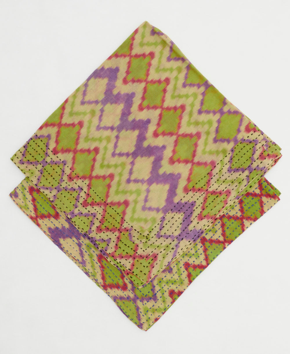 sustainable bandana scarf handmade by women artisans in India