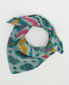 cotton bandana scarf handmade in India from upcycled vintage cotton saris