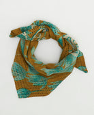 cotton bandana scarf handmade in India from upcycled vintage cotton saris