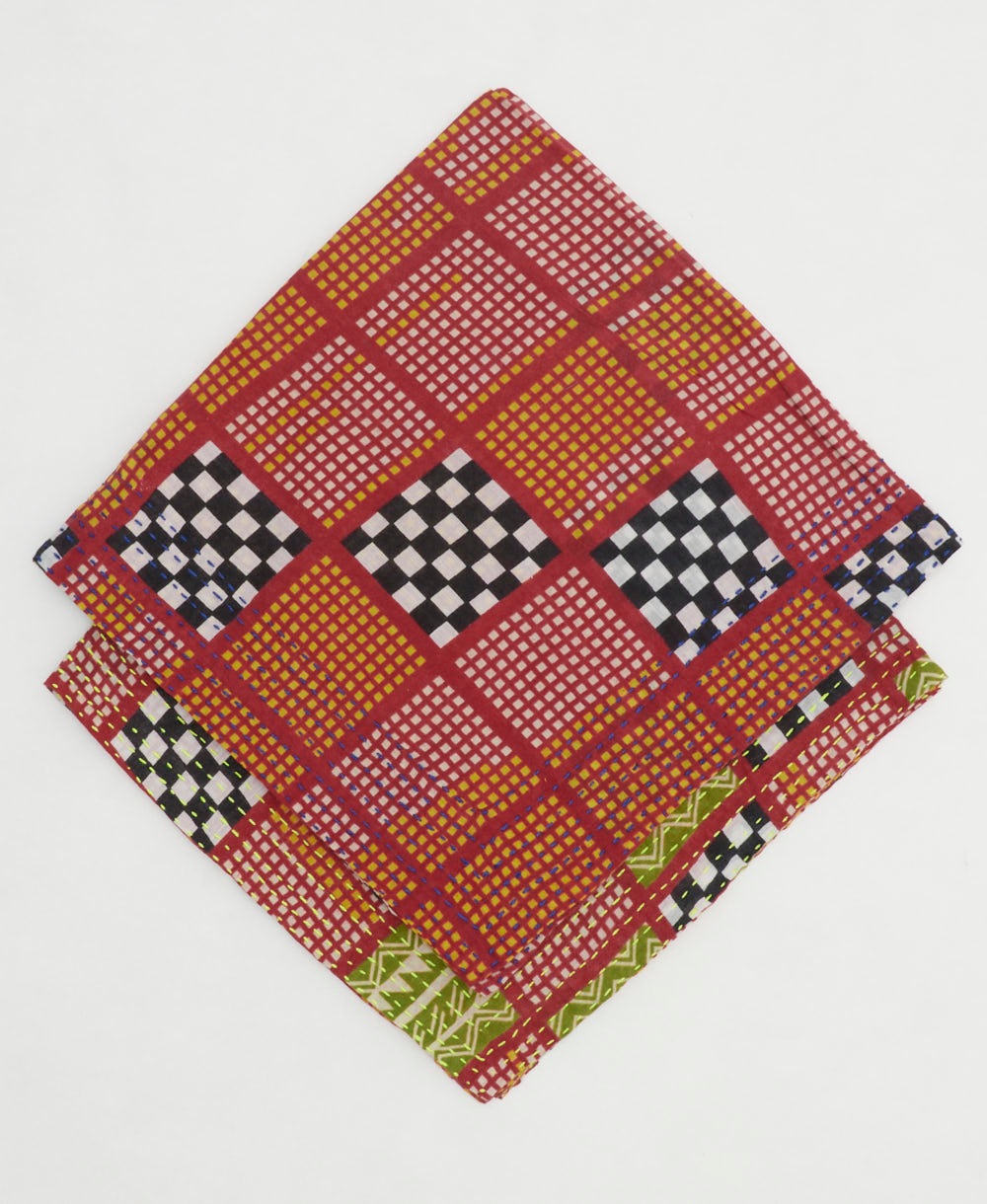sustainable bandana scarf handmade by women artisans in India
