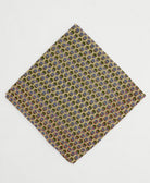 one-of-a-kind cotton bandana with embroidered edges handmade in India