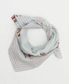 cotton bandana scarf handmade in India from upcycled vintage cotton saris
