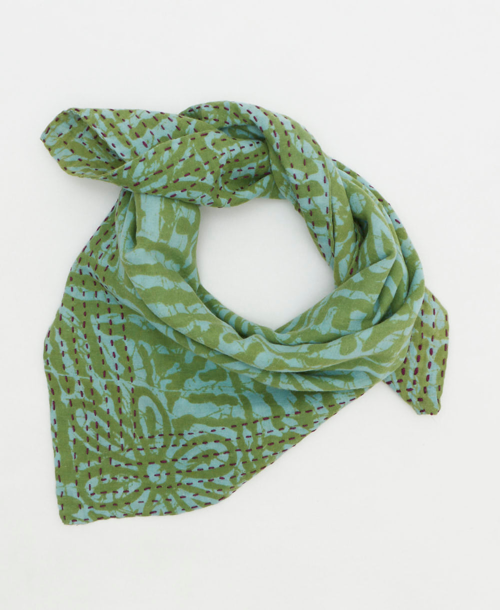 cotton neckerchief handmade by women artisans