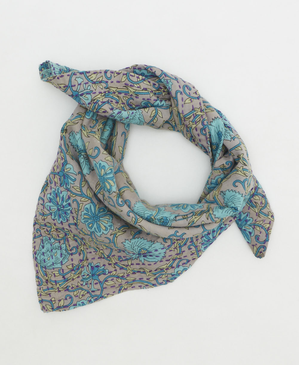 cotton neckerchief handmade by women artisans