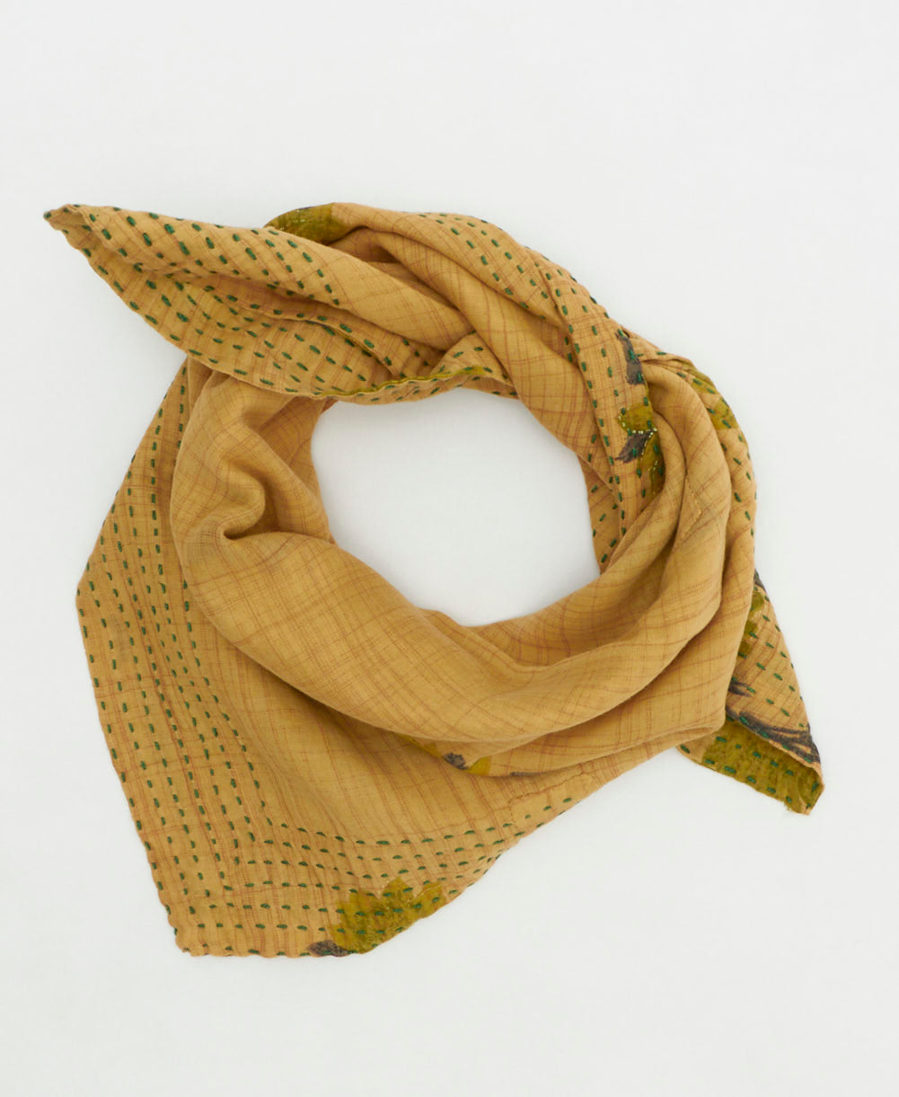 cotton neckerchief handmade by women artisans