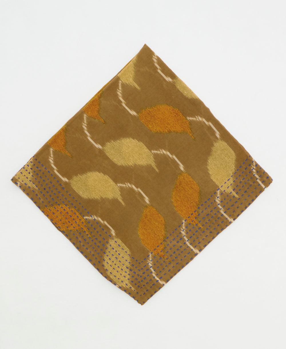 cotton bandana scarf made from vintage cotton saris