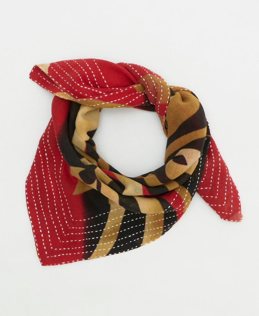 cotton neckerchief handmade by women artisans