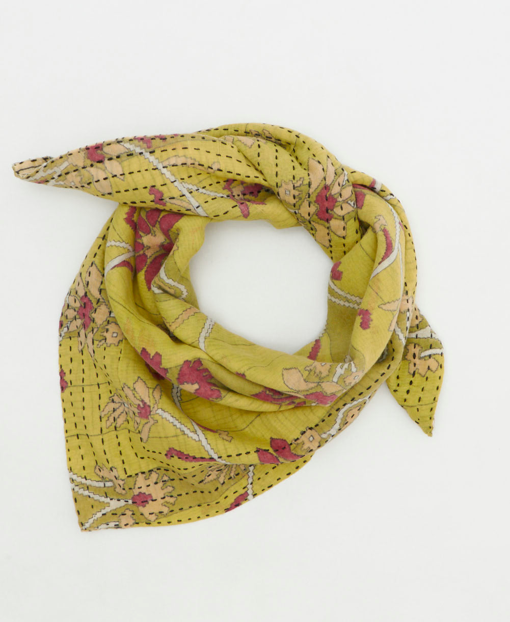 cotton neckerchief handmade by women artisans