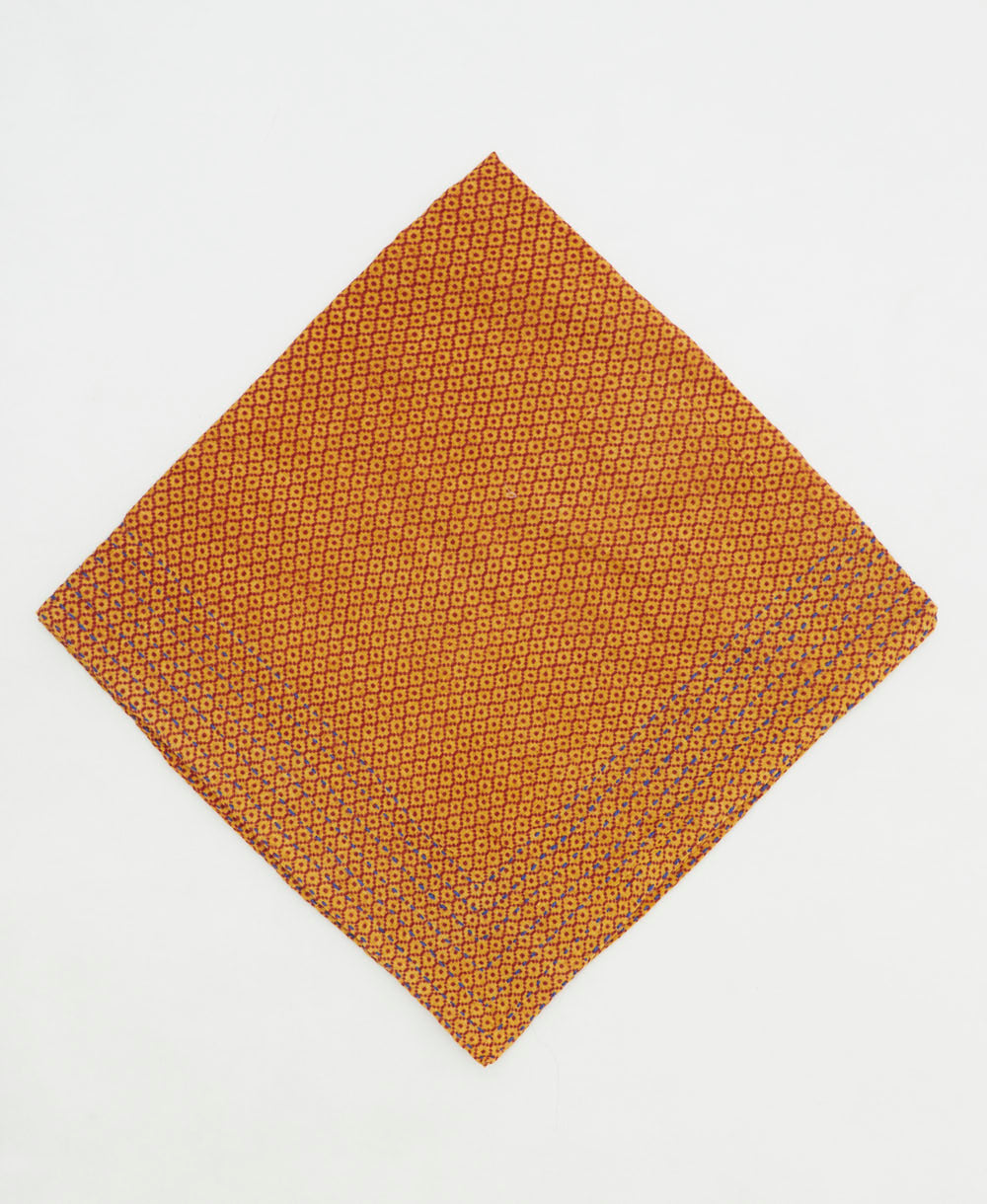 cotton bandana scarf made from vintage cotton saris