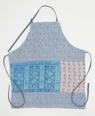 cotton bib apron with pockets & adjustable neck & waist ties handmade in India