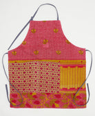 cotton bib apron with pockets & adjustable neck & waist ties handmade in India