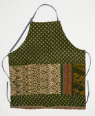 cotton bib apron with pockets & adjustable neck & waist ties handmade in India