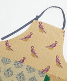 kitchen cotton apron handmade in India from upcycled vintage cotton saris