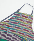 kitchen cotton apron handmade in India from upcycled vintage cotton saris