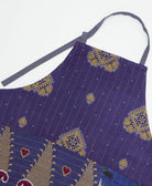 kitchen cotton apron handmade in India from upcycled vintage cotton saris
