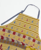 kitchen cotton apron handmade in India from upcycled vintage cotton saris