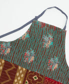 kitchen cotton apron handmade in India from upcycled vintage cotton saris