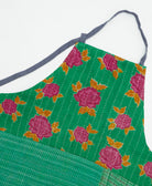kitchen cotton apron handmade in India from upcycled vintage cotton saris