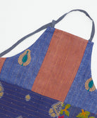 kitchen cotton apron handmade in India from upcycled vintage cotton saris