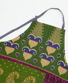kitchen cotton apron handmade in India from upcycled vintage cotton saris