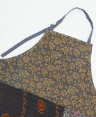 kitchen cotton apron handmade in India from upcycled vintage cotton saris