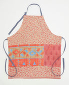 bib apron made from vintage cotton saris
