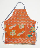 bib apron made from vintage cotton saris