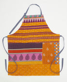 bib apron made from vintage cotton saris