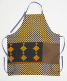bib apron made from vintage cotton saris