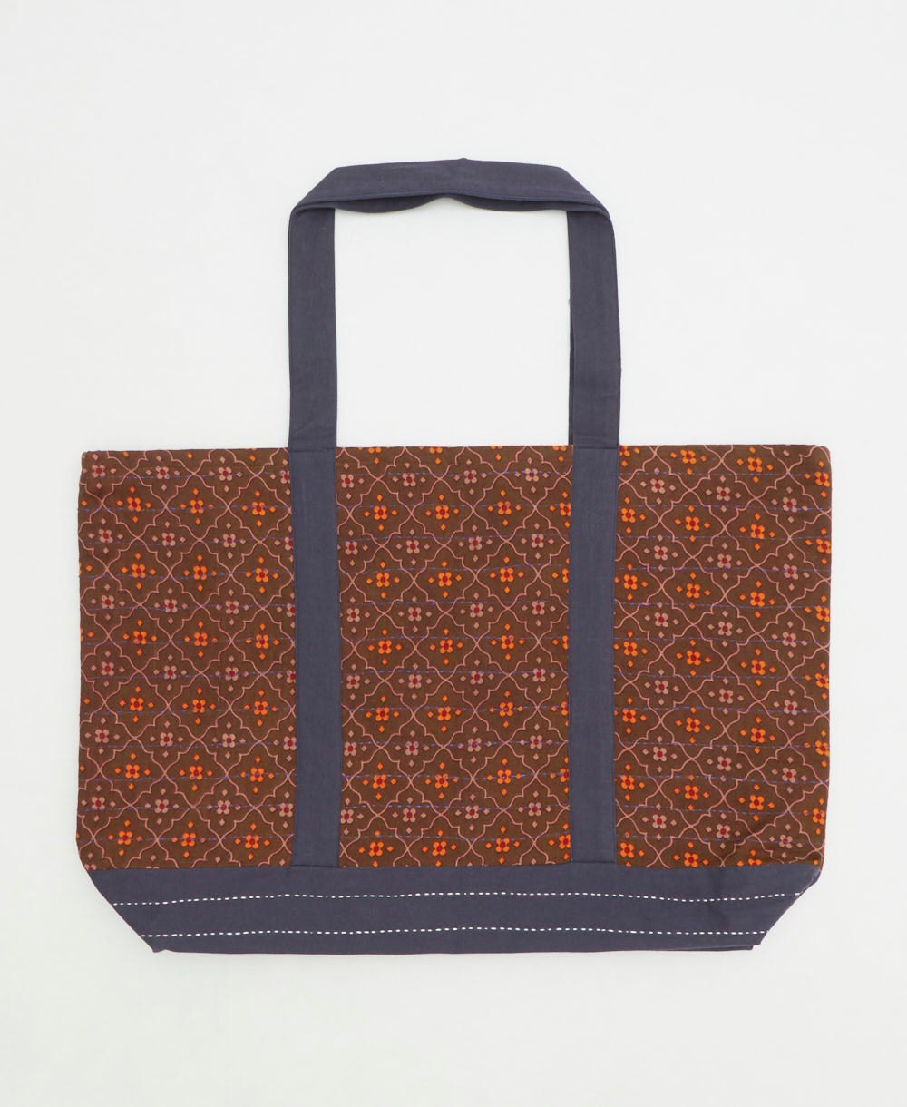 kantha canvas tote