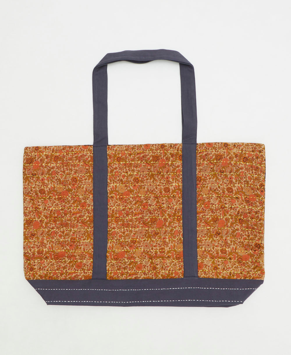 kantha canvas tote