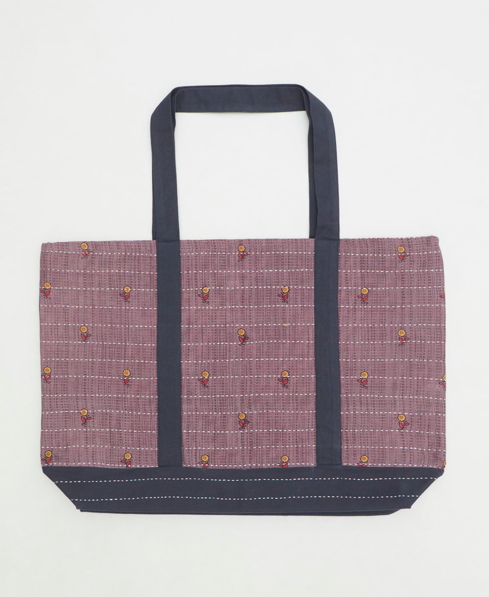 vintage canvas tote bag