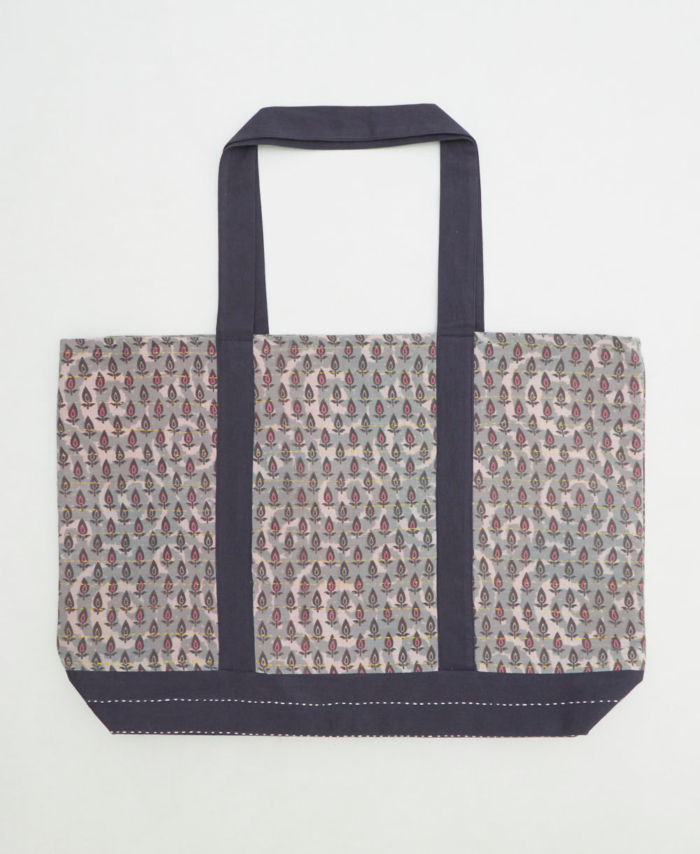 kantha canvas tote