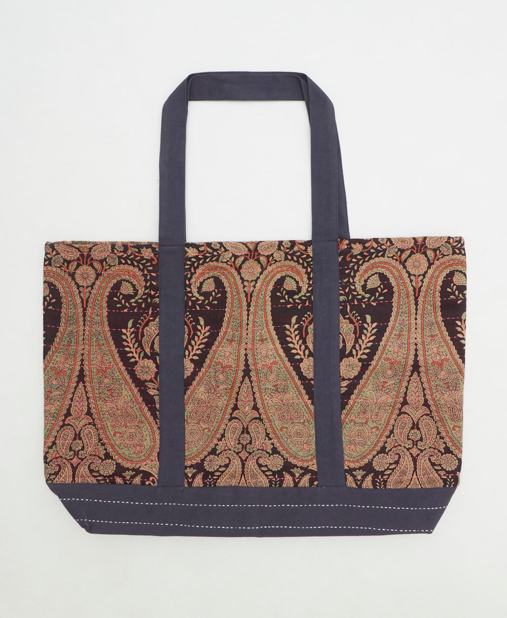 vintage canvas tote bag