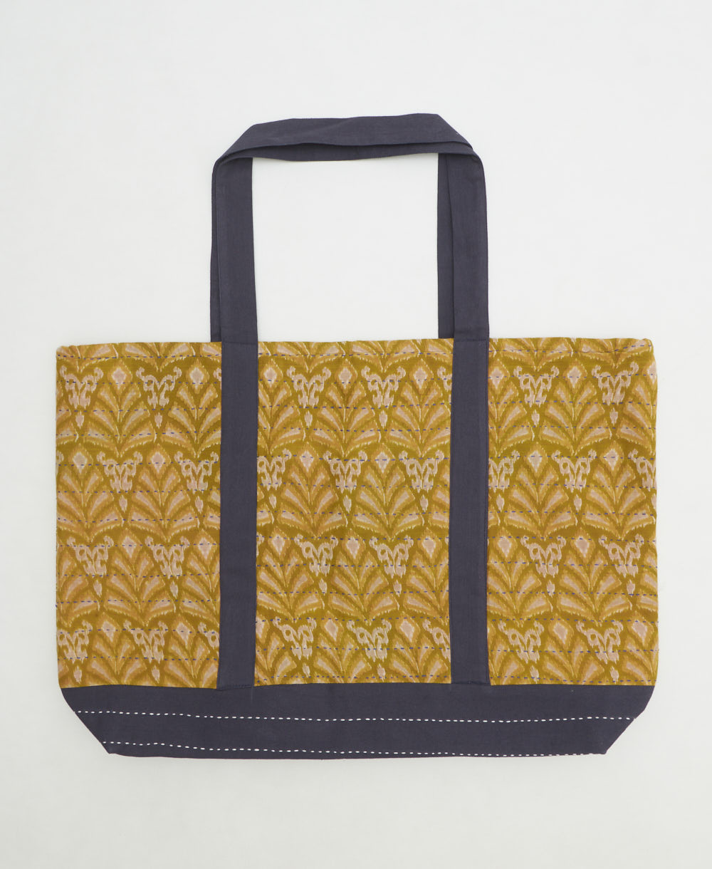 kantha canvas tote