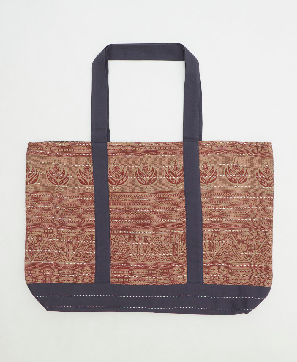 vintage canvas tote bag
