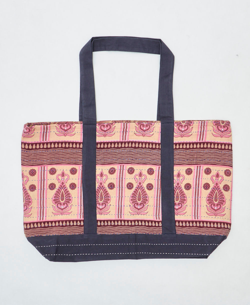vintage canvas tote bag