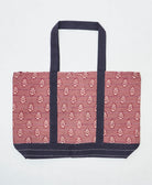 kantha canvas tote