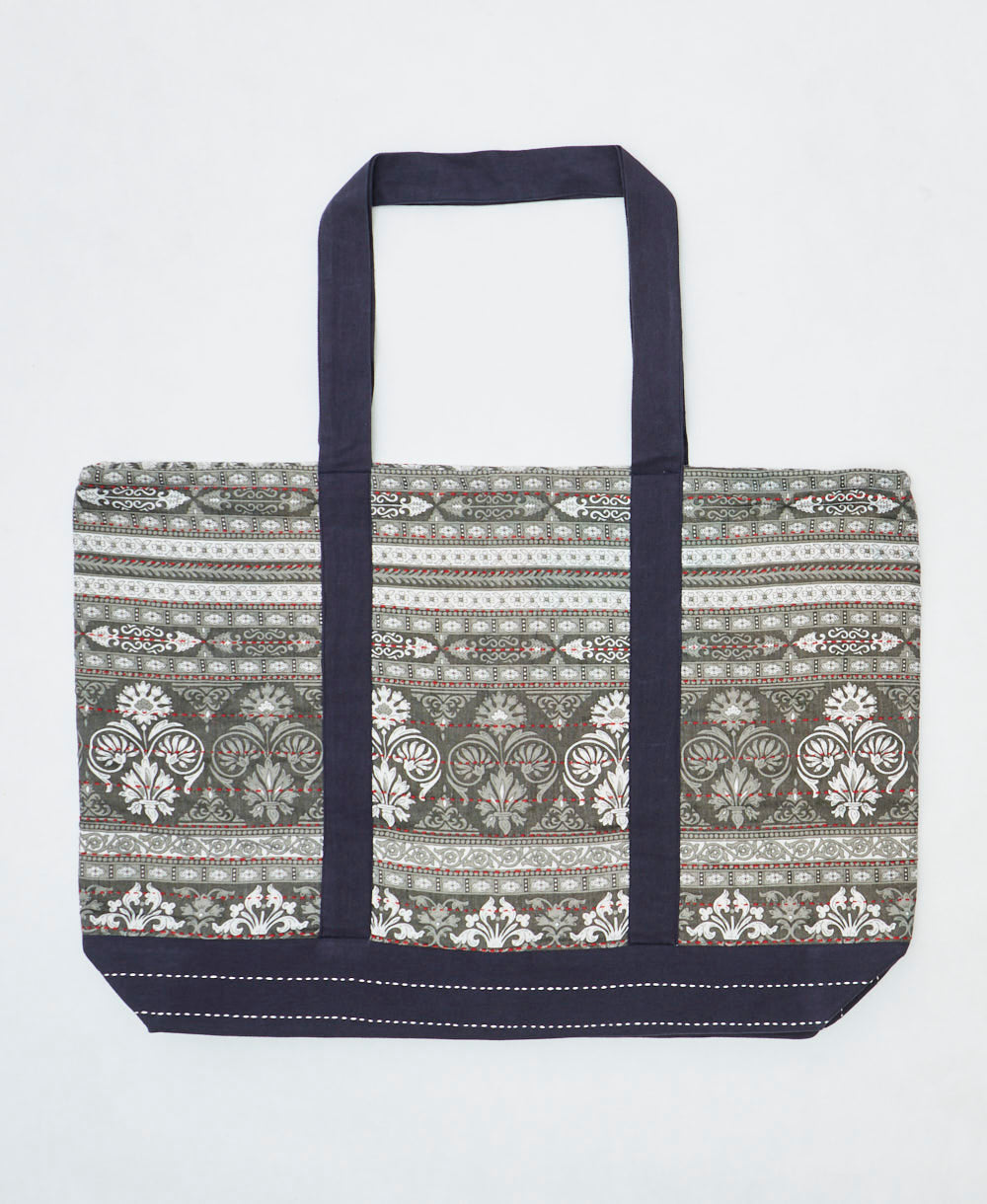 vintage canvas tote bag