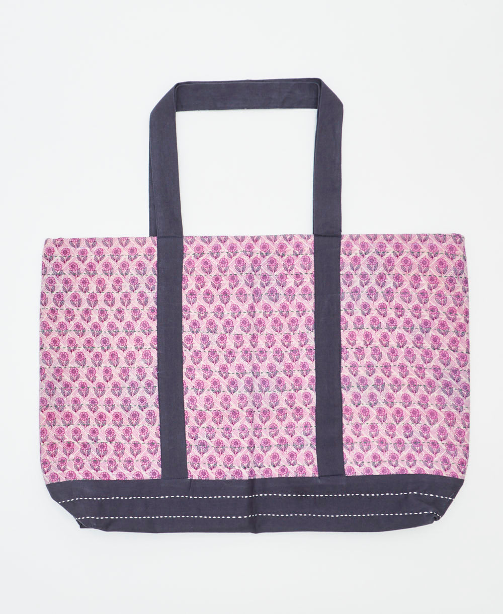 kantha canvas tote